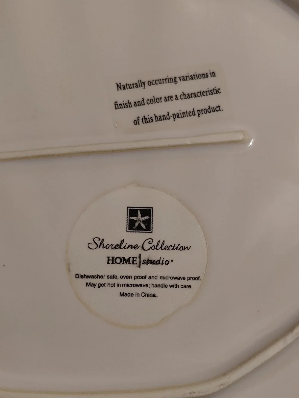 Shoreline Collection, Home Studio, 2 Shell Dishes. New.